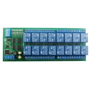 1 PCS 16CH RS485 Relay Modbus RTU Function Module C45 Rail Rail Box - Picture 1 of 16