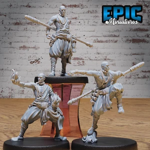 Shaolin Monks (#4906-#4908) | Epic Miniatures | D&D & Tabletop Miniatures - Picture 1 of 8