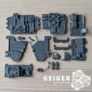 Warhammer 40k Necromunda Bits | Cargo-8 Ridgehauler | Truck Cab + Controls Set - Foto 1 di 1