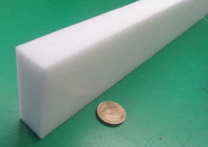 Delrin Acetal Bar 1.00" Thick x 3.00" Wide x 36" Long White - Picture 1 of 6