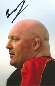 DRAGONS RUGBY UNION: BERNARD JACKMAN SIGNED 6x4 ACTION PHOTO+COA - Picture 1 of 1
