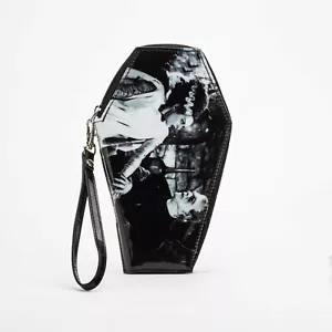 Portafoglio Rock Rebel Universal Monsters We Belong Dead Coffin UM-WAL80-GLIT-WBD - Foto 1 di 3