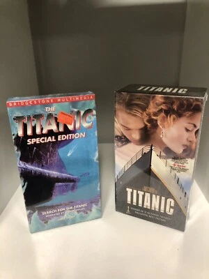 SEALED Titanic Lot Special Edition Search VHS Tape Orson Welles Leonardo Kate Foto 1 de 4