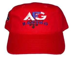 Rote AFG Racing Baseballmütze NASCAR #34 David Green - HEADSHOTS MARKE Strapback - Bild 1 von 6