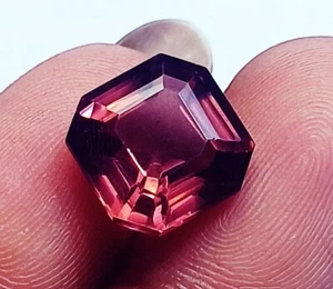 Loose Gemstone Natural Rhodolite Garnet 9.00+ Ct Octagon Shape Certified - Picture 1 of 6