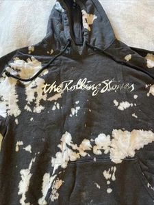 The Rolling Stones Hoodie Sweatshirt Herren Large Batik schwarz und grau - Bild 1 von 13