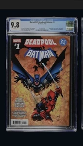 🔥 Deadpool Batman #1 CGC 9.8 Graded Cover A 1st Print Marvel Comics 2025 🔥 - Picture 1 of 2