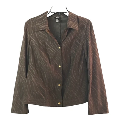 MUJER R.Q.T. CHAQUETA TALLA MEDIANA CON BOTONES cebra Foto 1 de 4