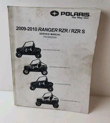 Manual de servicio Polaris The Way Out 2009-2010 Ranger RZR/RZR S PN 9922534. Foto 1 de 4