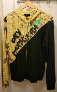 Sudadera con Capucha Obey Propaganda De Colección Para Hombres M Amarilla Negra Cara Logo Estrella Cuadrícula Gráfico 1989  - Imagen 1 de 7