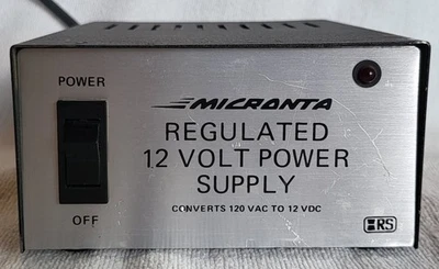 Micronta Radio Shack Regulated Power Supply 22-124 12V - Image 1 of 4