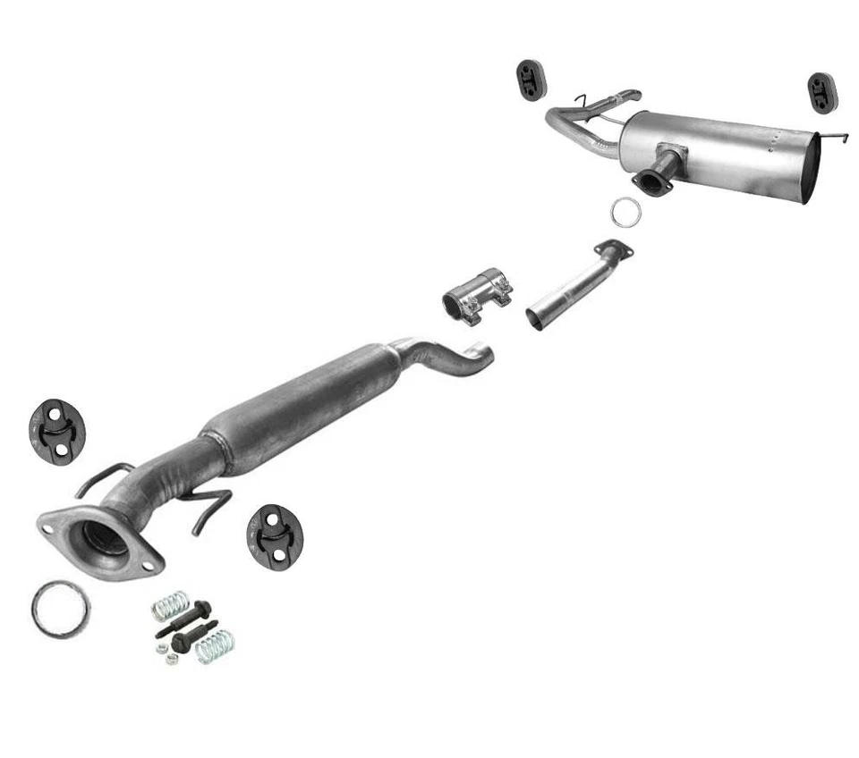 Tubo de extensión de resonador y silenciador para tracción delantera Toyota Sienna 2012-2016 Foto 1 de 4