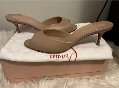 Christian Louboutin kitten heel  sandals EUR Size 38.5 - Image 1 of 4