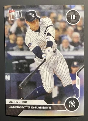 2020 Topps Now MLB Network's Top 100 Aaron Judge - Image 1 of 2