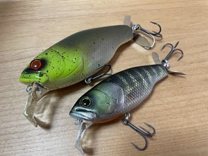 deps BUZZJET 2set Magnum & Original Bluegill Topwater wakebait surface lure - Picture 1 of 10