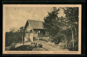 Neuhütten /Wüstenrot, Ansichtskarte, Naturfreundehaus auf dem Steinknickle 1929 - Picture 1 of 2