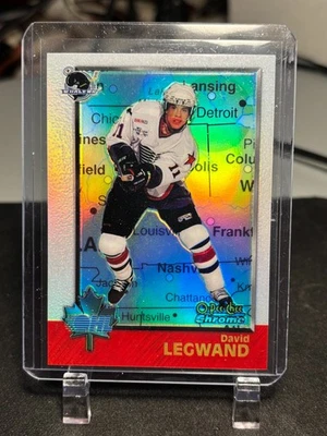 1998-99 O-Pee-Chee OPC Chrome Ice Hockey David Legwand #14 Whalers - Image 1 of 2