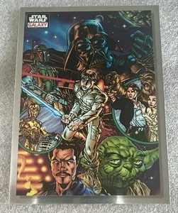 2023 Topps Chrome Star Wars Galaxy Trading Card #40 The Star Wars Saga - Bild 1 von 2