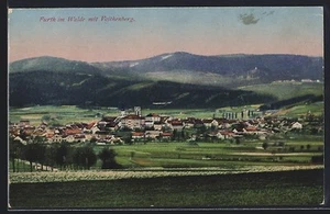 Ansichtskarte Furth / Wald, Ortsansicht mit Voithenberg - Bild 1 von 2