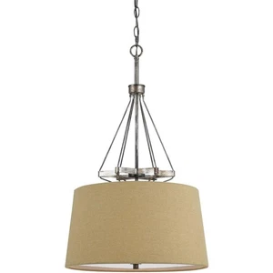 CAL Lighting & Accessories FX-3538/1P Cresco Pendant Textured Steel - Picture 1 of 1