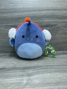 Squishmallow Chandy Weihnachten Seeteufel 2024 8 Zoll Plüsch NEU - Bild 1 von 10