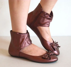 Nuevo Mujeres Tobillo Envolvente Correa Gladiador Arco Ballet Zapatos Planos EE. UU. 5.5 6 6.5 7 9 10 - Imagen 1 de 2