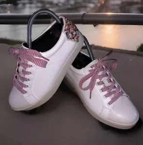 Circus by Sam Edelman Collins Platform Sneaker Bright White/Multicolor Sz 6 EUC - Picture 1 of 10