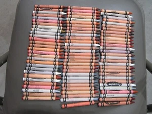 86 New Mixed Lot of neutral colors Crayola Crayons browns, white, black, grays - Picture 1 of 1