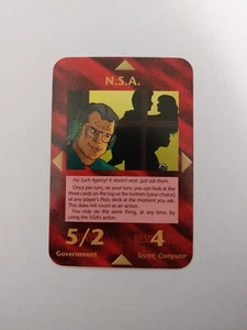 INWO Illuminati New World Order N.S.A. - 1994 Limited Edition * RARE CARD * NSA - Bild 1 von 2