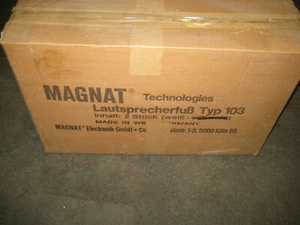 Soporte de caja Magnat tipo 103, blanco, ¡¡NUEVO!!! - Imagen 1 de 3