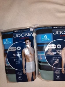 Jockey Herren 3er-Pack ClassicCotton vollwertige Boxershorts mehrfarbig M-L-XL-xxL    - Bild 1 von 4