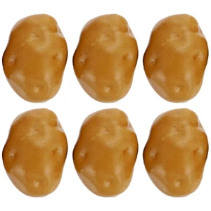 6Pcs Decoration Potato Simulated Photo Prop Photo Decorate - Picture 1 of 12