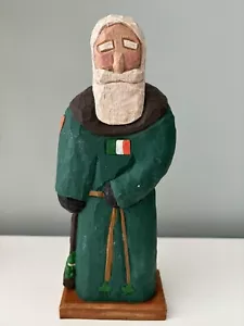 Vintage 1991 Lancy Smith Folk Art Old World Santa GACT - Picture 1 of 11