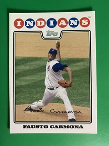 2008 Topps Fausto Carmona #375 Cleveland Indians - Picture 1 of 2
