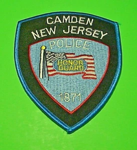 CAMDEN NUEVA CAMISETA NJ 1871 GUARDIA DE HONOR PARCHE POLICÍA 4 3/4" ¡¡ENVÍO GRATUITO!!! - Imagen 1 de 1