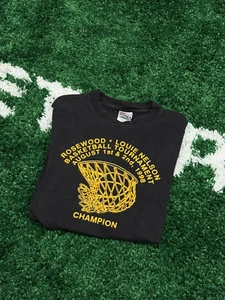 Vintage 90s Basketball Tournament Champion Tee Black XL - Bild 1 von 5