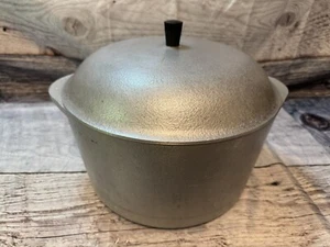 Vtg Club Hammercraft Hammered Dutch Oven Aluminum Pot With Lid 10 QT - Picture 1 of 6