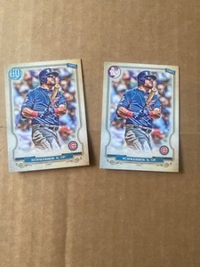 Tarjeta interruptor logotipo reina gitana Topps 2020 Kyle Schwarber ENVÍO GRATUITO DISPONIBLE - Imagen 1 de 1