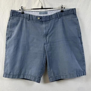 Peter Millar Herrenshorts 40 blau vorne flach adrette Pima-Baumwolle 8,5" Golf Chinohose - Bild 1 von 10