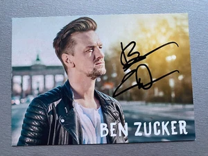 Tarjeta de autógrafo original firmada BEN ZUCKER 10x15 autógrafo - Imagen 1 de 1