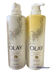 OLAY Collagen B3 & Vitamin C B3 Body Wash 17.9 US FL. OZ. (Pack of 2) - Picture 1 of 1