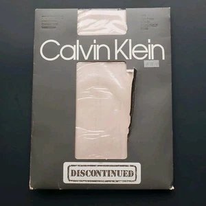 Vintage 1985 Calvin Klein Silhouette Pantyhose Ash Rose Size C Discontinued New - Picture 1 of 4