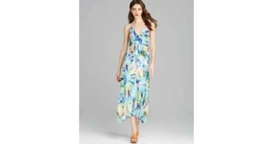 Maxi Vestido Milly Multicolor Confeti Estampado Celofán Sesgado Talla 0 Nuevo con Etiquetas - Imagen 1 de 12
