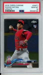 2018 Topps Chrome Update Shohei Ohtani Rookie Card #HMT1 - Picture 1 of 2
