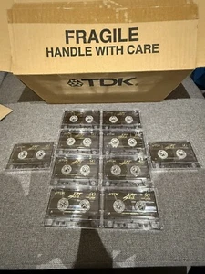 Lot 10 Cassette Audio Vierge TDK T1 90 90EA neuve Normal Position IEC I Type I - Photo 1/5