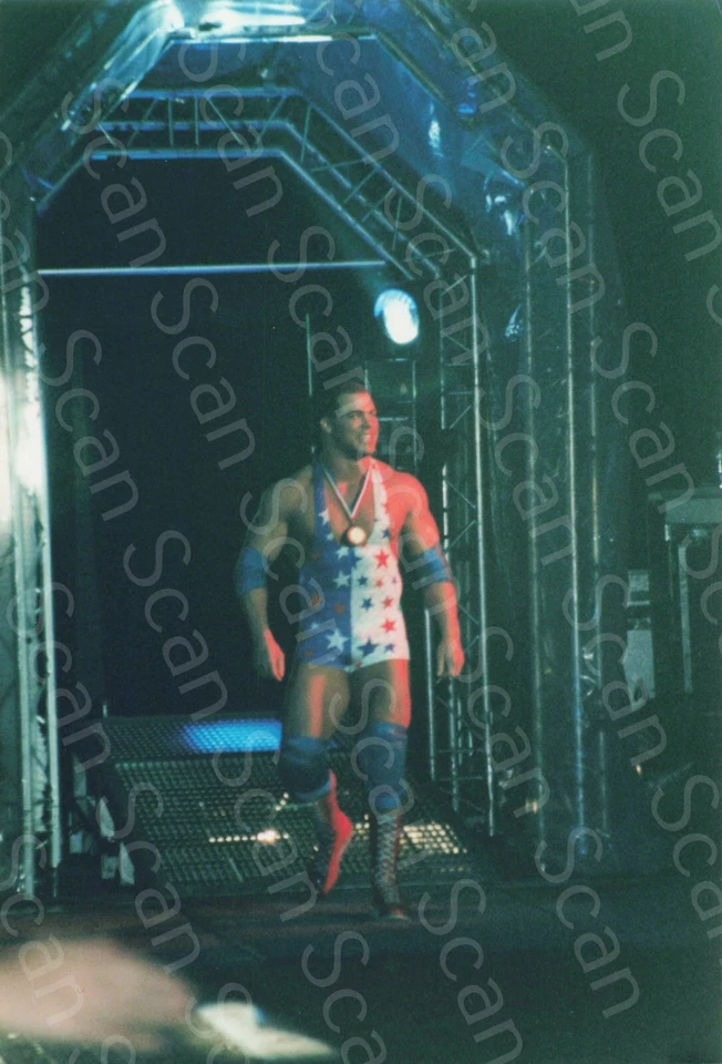 Kurt Angle WWF WWE Wrestling Late 1990s Candid 4x6 Photo - Image 1 of 1