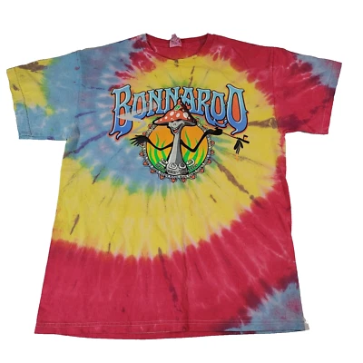 Bonnaroo 2009 Medium Tie Dye Concert T-shirt Tour Music Festival Phish NIN Snoop - Image 1 of 4