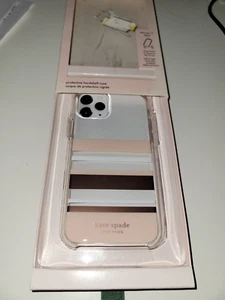 NIB Kate Spade New York Case for Apple iPhone 11 Pro & XS Clear with Park Stripe - Picture 1 of 1