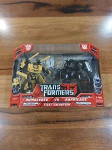 2007 Transformers Movie BUMBLEBEE VS BARRICADE First Encounter Figure Pack - Picture 1 of 24