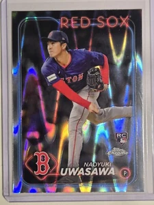 Naoyuki Uwasawa RC 2024 Topps Chrome Update RayWave Refractor Red Sox #USC9 - Bild 1 von 12